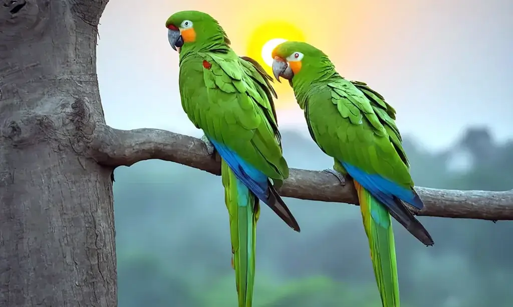 นกแก้ว2ตัว 